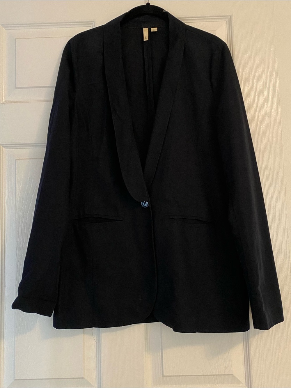Black Single-Button Blazer